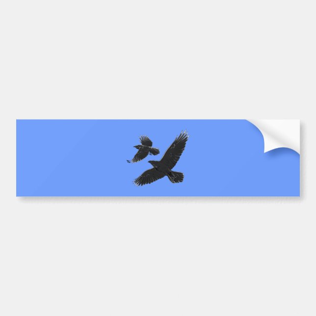 Raben ravens bumper sticker (Front)