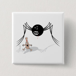 rabid bowling ball spider chases pin