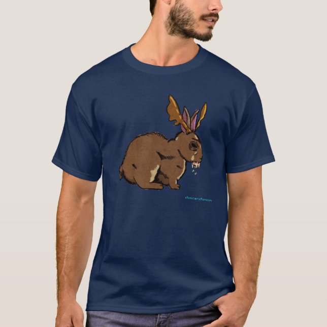 Rabid Jackalope T-Shirt (Front)