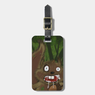 Rabid Squirrel Luggage Tag