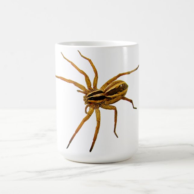 Rabid Wolf Spider (Rabidosa rabida) Coffee Mug (Center)