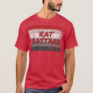 Rabies Pride Flag Rat Bastard T-Shirt