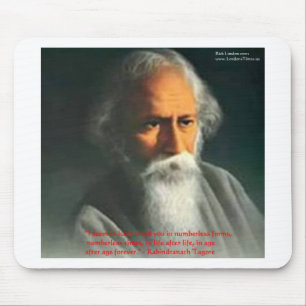 Rabindranath Tagore Love Quote Gifts & Cards Mouse Mat