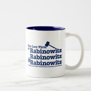Rabinowitz Rabinowitz & Rabinowitz Two-Tone Coffee Mug
