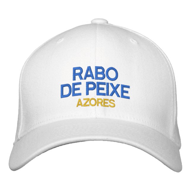 Rabo de Peixe, Azores Embroidered Hat (Front)