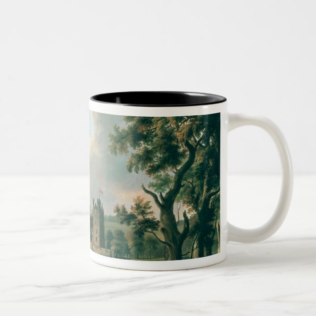Raby Castle Two-Tone Coffee Mug (Right)