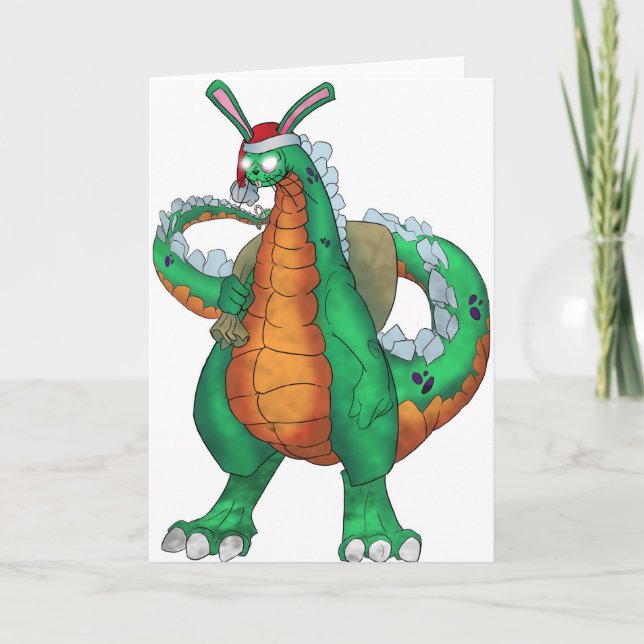 Rabzilla Holiday Card (Front)
