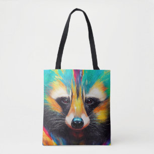 Raccoon  Animal Discovery Adventure Nature Planet  Tote Bag