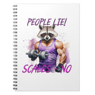raccoon athlete notebook