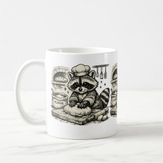 Raccoon Baker – Vintage Kitchen Art Coffee Mug