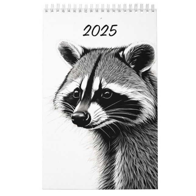 Raccoon calendar  (Cover)
