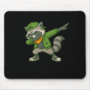 Raccoon Dab Streetwear Clic Funny For Men Women Ki Mouse Mat