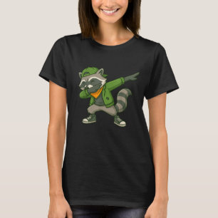 Raccoon Dab Streetwear Clic Funny For Men Women Ki T-Shirt