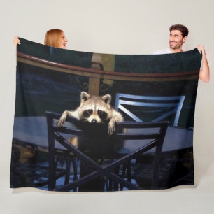 RACCOON FLEECE BLANKET