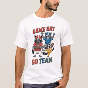 Raccoon Football Game Day Tee