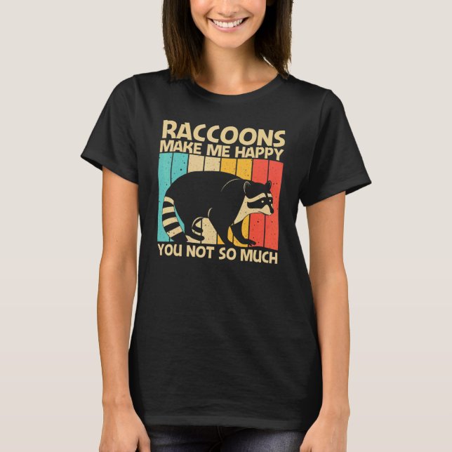 Raccoon For Men Women Common Raccoon  2 T-Shirt (Front)