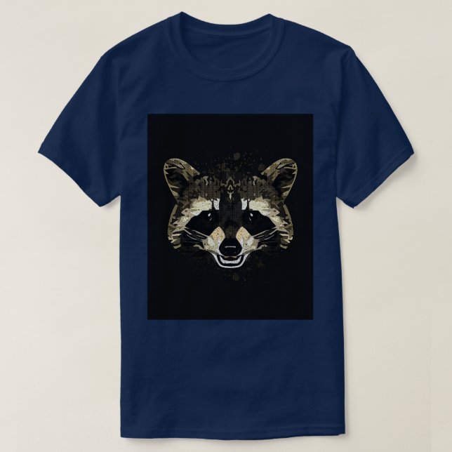 Raccoon Graphic  T-Shirt (Design Front)