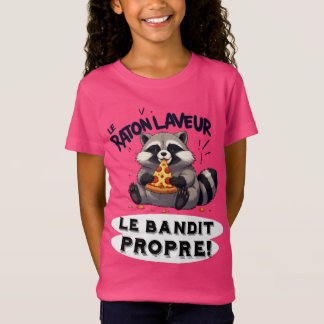 Raccoon Illustration Humor The Clean Bandit T-Shirt