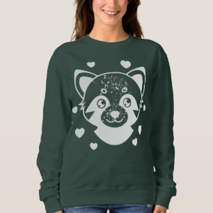 Raccoon in Love Sweatshirt