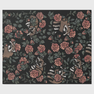 Raccoon lovers cute raccoons art one persons trash wrapping paper