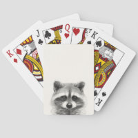 Raccoon Pencil Drawing