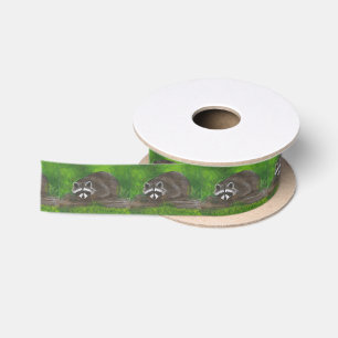 Raccoon Satin Ribbon
