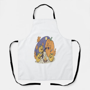 Raccoon Shirt Country Pumpkin Apron