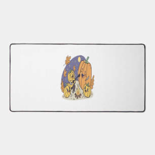 Raccoon Shirt Country Pumpkin Desk Mat