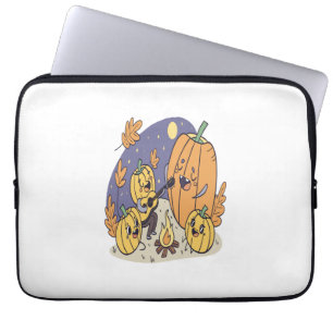 Raccoon Shirt Country Pumpkin Laptop Sleeve