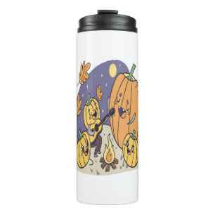 Raccoon Shirt Country Pumpkin Thermal Tumbler