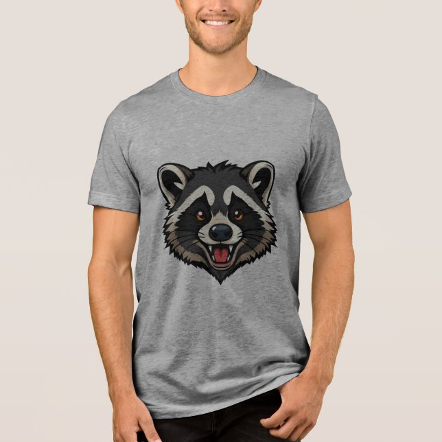 Raccoon Tri-Blend Shirt (Front)