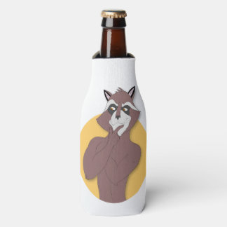 RACCOON WHO THINKS BOTTLE COOLER