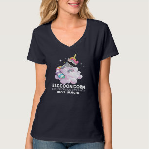 Raccoonicorn Unicorn Trash Panda - Funny Racoon L T-Shirt
