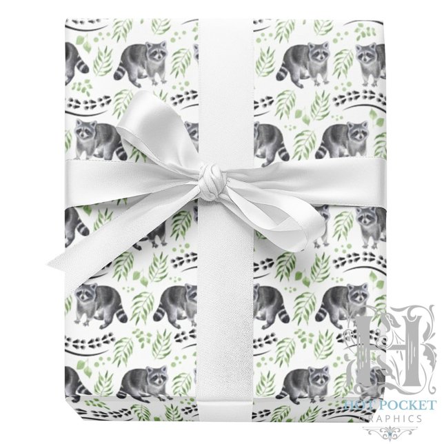 Raccoons Gift Wrapping Paper (Creator Uploaded)