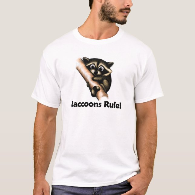 Raccoons Rule! T-Shirt (Front)