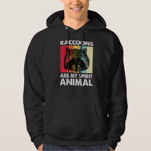 Raccoons Spirit Animal Racoon Racoon   Girls Boys Hoodie