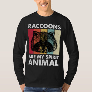 Raccoons Spirit Animal Racoon Racoon Lover Girls T-Shirt
