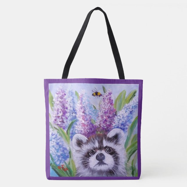 Raccoons  tote bag (Front)