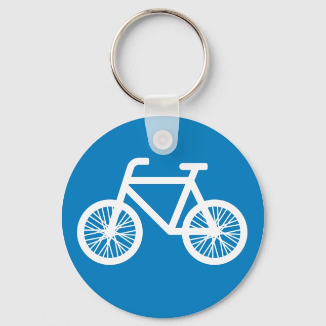 Race a bicycle key ring (Front)