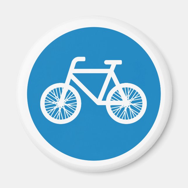 Race a bicycle magnet (Front)