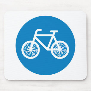 Race a bicycle mouse mat
