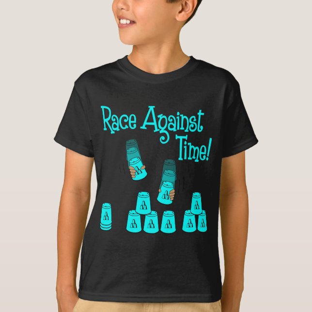 Race Against Time, lt blue T-Shirt (Front)