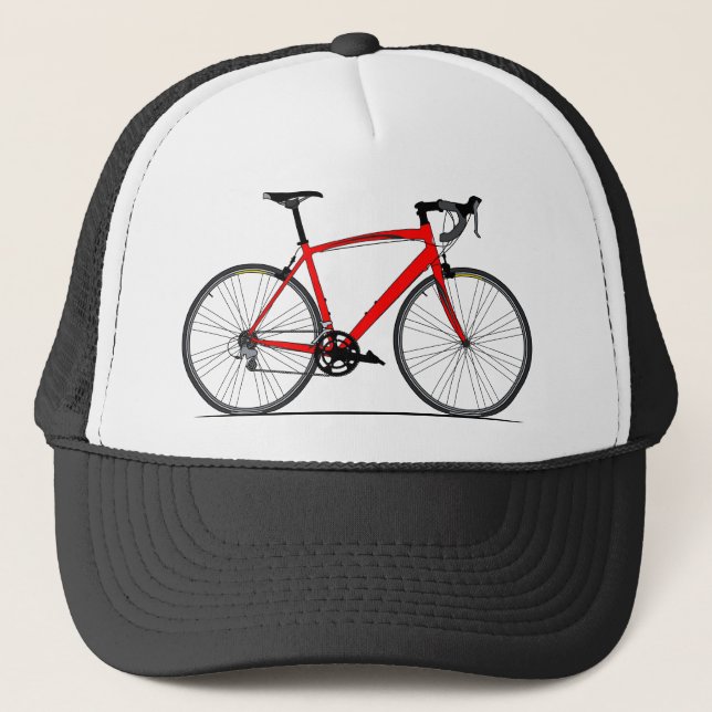Race Bike Trucker Hat (Front)