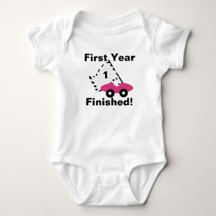 Race Car 1st Birthday Baby Bodysuit