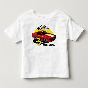 Race Car 3rd Birthday Shirt