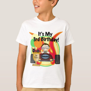 Race Car 3rd Birthday Tshirts and Gifts