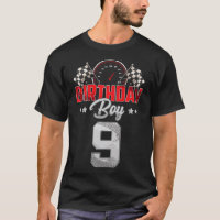 Race Car 9th Birthday Boy Party Racing 9 year old 
