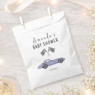 Race car Baby Shower Favour Bags