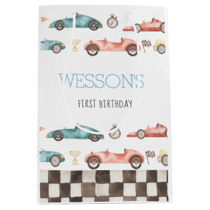 Race Car Birthday party favour bags