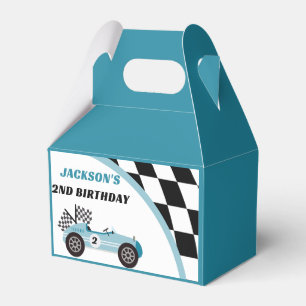 Race Car Birthday Party Favour Box